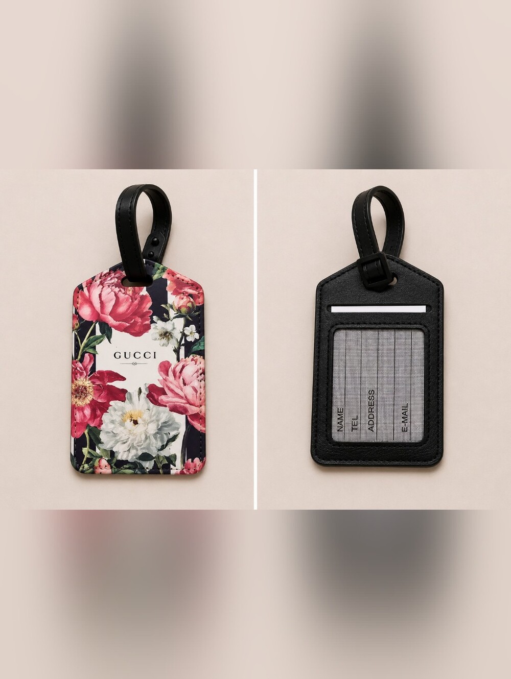Luggage Tag With Black Strap